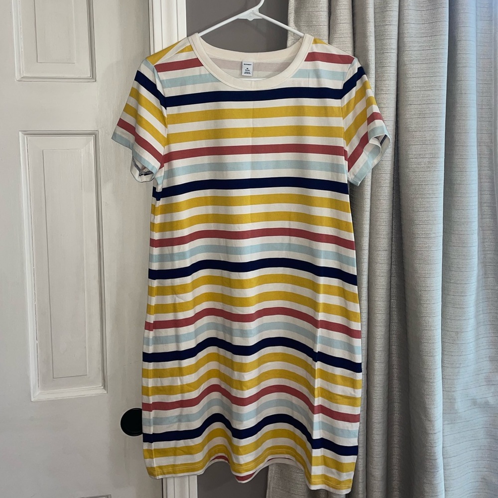 Old navy striped tee shirt dress